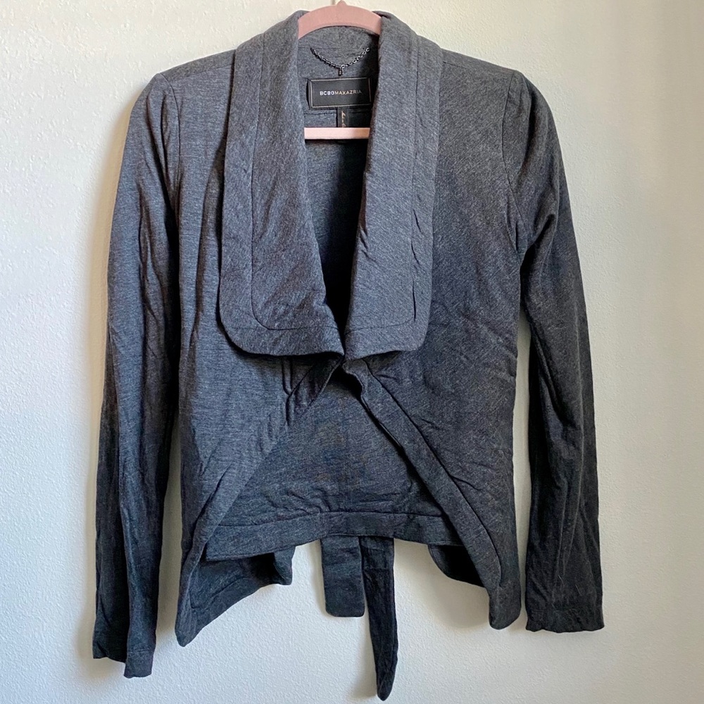 Tie-Waist Sweatshirt Jacket | BCBG